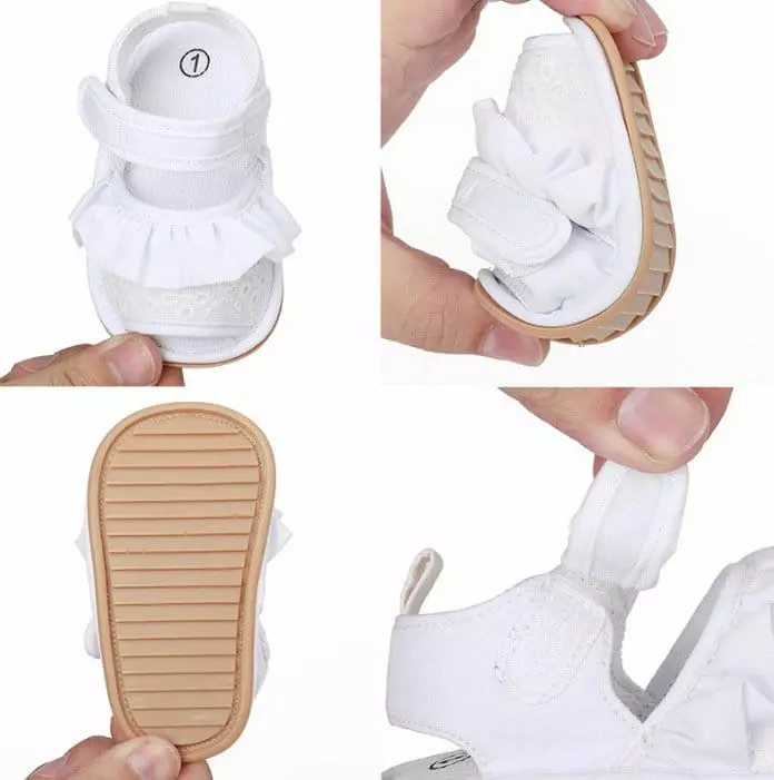 Miso - Korean Baby Fashion - #babywear - Bebe Frill Sandals - 3
