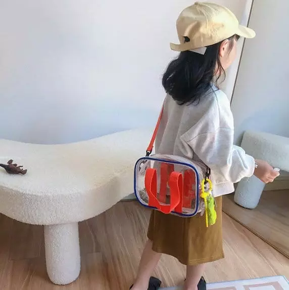 Miso - Korean Children Fashion - #fashionkids - White Cross  Bag - 5