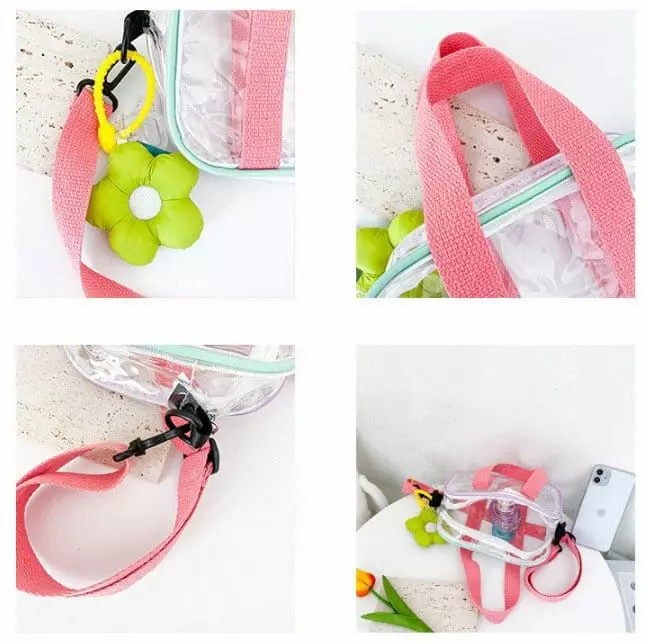 Miso - Korean Children Fashion - #kidzfashiontrend - White Cross  Bag - 8