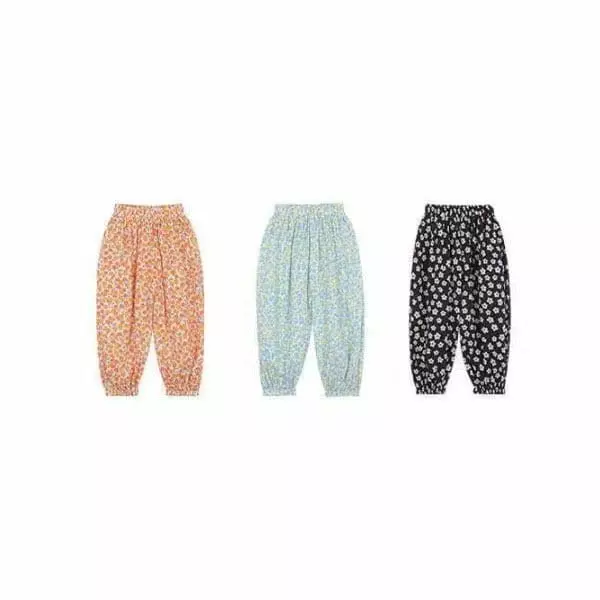Miso - Korean Children Fashion - #kidzfashiontrend - Flower Pants