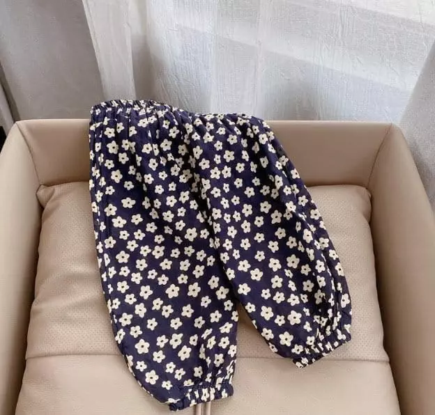 Miso - Korean Children Fashion - #littlefashionista - Flower Pants - 3