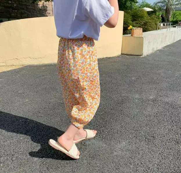 Miso - Korean Children Fashion - #littlefashionista - Flower Pants - 4
