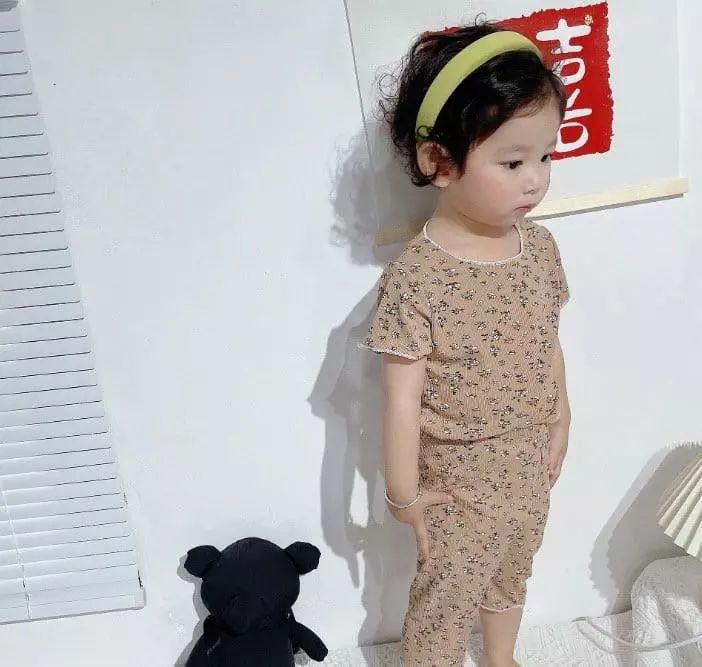 Miso - Korean Children Fashion - #magicofchildhood - Small Flower Easywear