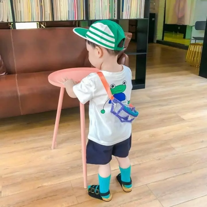 Miso - Korean Children Fashion - #minifashionista - White Hip Sack - 3