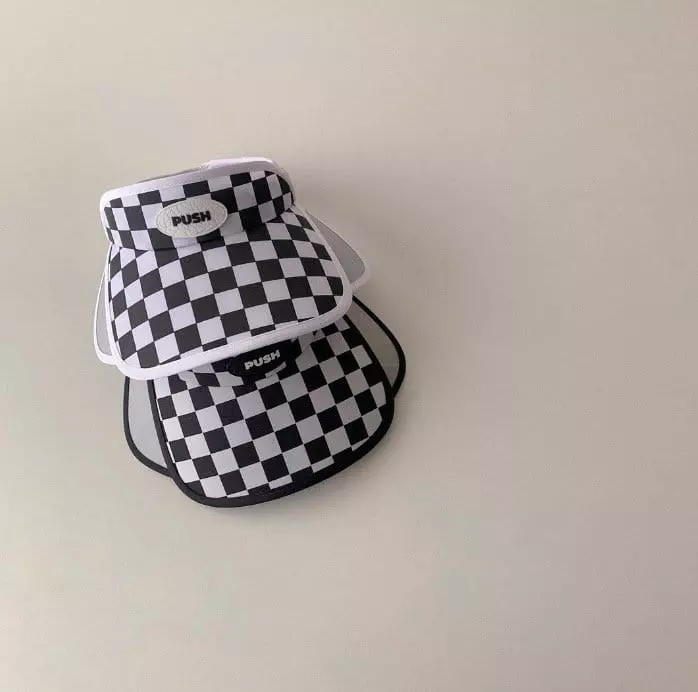 Miso - Korean Children Fashion - #minifashionista - Push Check Sun Cap - 7