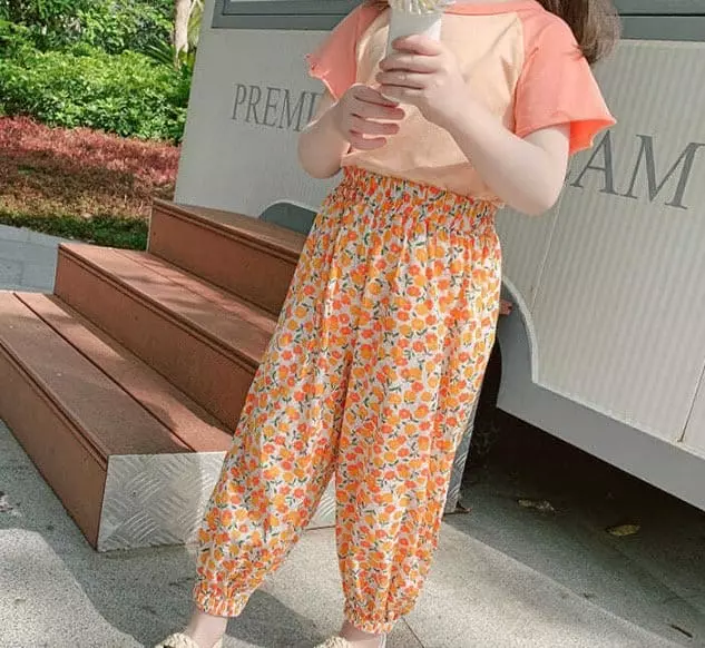 Miso - Korean Children Fashion - #minifashionista - Flower Pants - 5