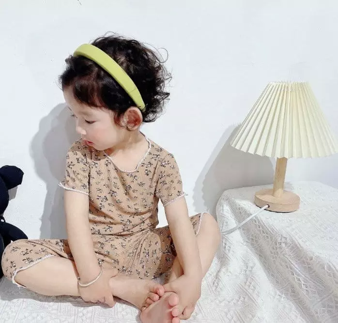 Miso - Korean Children Fashion - #minifashionista - Small Flower Easywear - 2