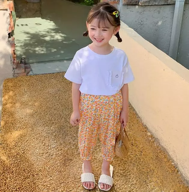 Miso - Korean Children Fashion - #prettylittlegirls - Flower Pants - 6