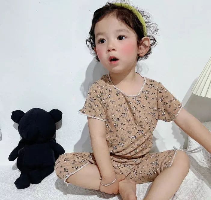 Miso - Korean Children Fashion - #prettylittlegirls - Small Flower Easywear - 3