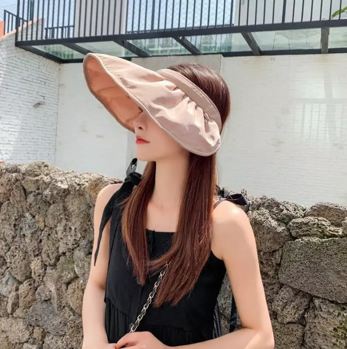 Miso - Korean Women Fashion - #momslook - Mom Fra Sun Cap - 5