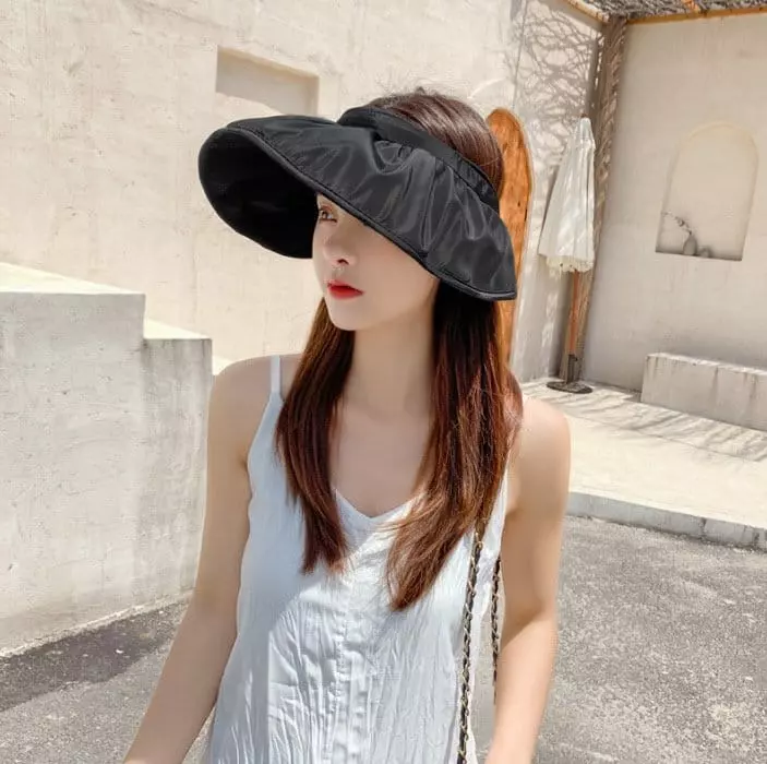 Miso - Korean Women Fashion - #momslook - Mom Fra Sun Cap - 7