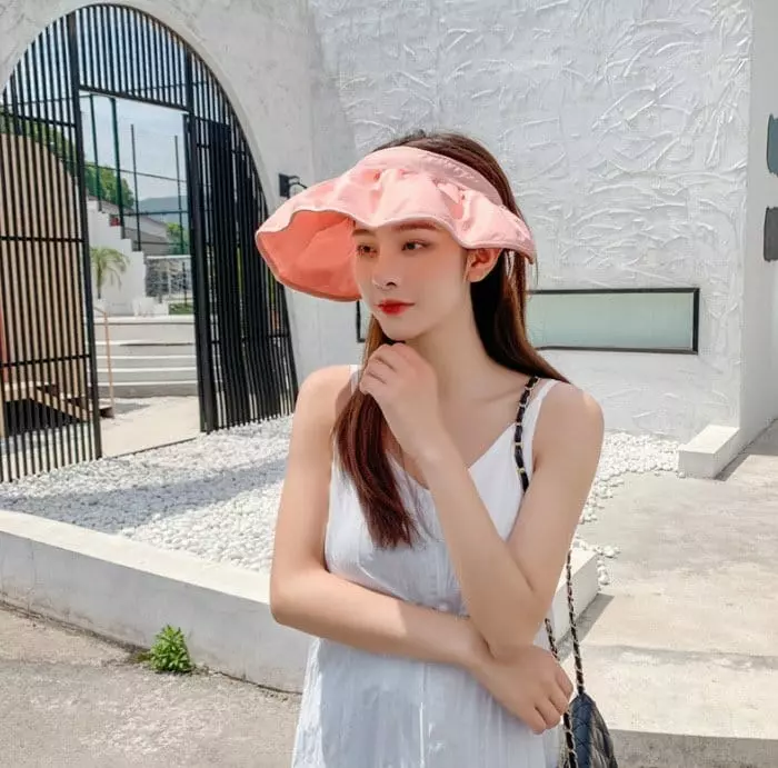Miso - Korean Women Fashion - #momslook - Mom Fra Sun Cap - 9