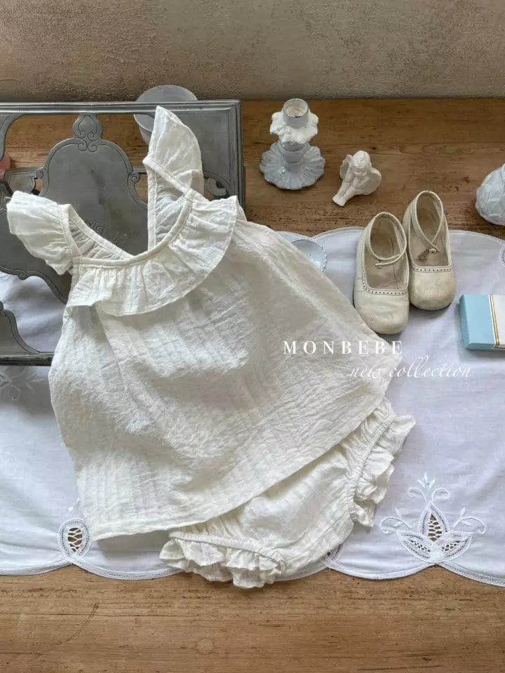 Monbebe - Korean Children Fashion - #todddlerfashion - Titi Top Bottom Set - 4