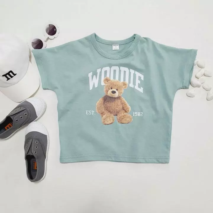 Mong Kok - Korean Children Fashion - #childrensboutique - Woodie Bear Tee