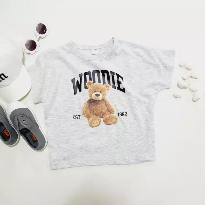Mong Kok - Korean Children Fashion - #designkidswear - Woodie Bear Tee - 2