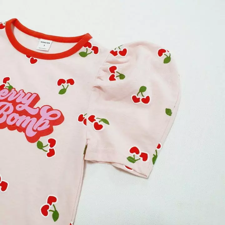 Mong Kok - Korean Children Fashion - #discoveringself - Mini Cherry Tee - 6