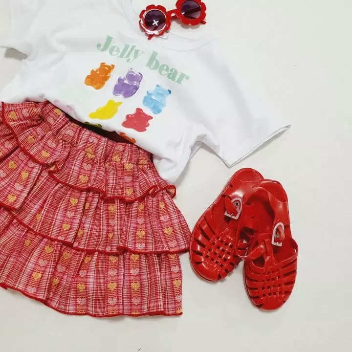 Mong Kok - Korean Children Fashion - #magicofchildhood - Heart Cancan Skirt Leggings - 3
