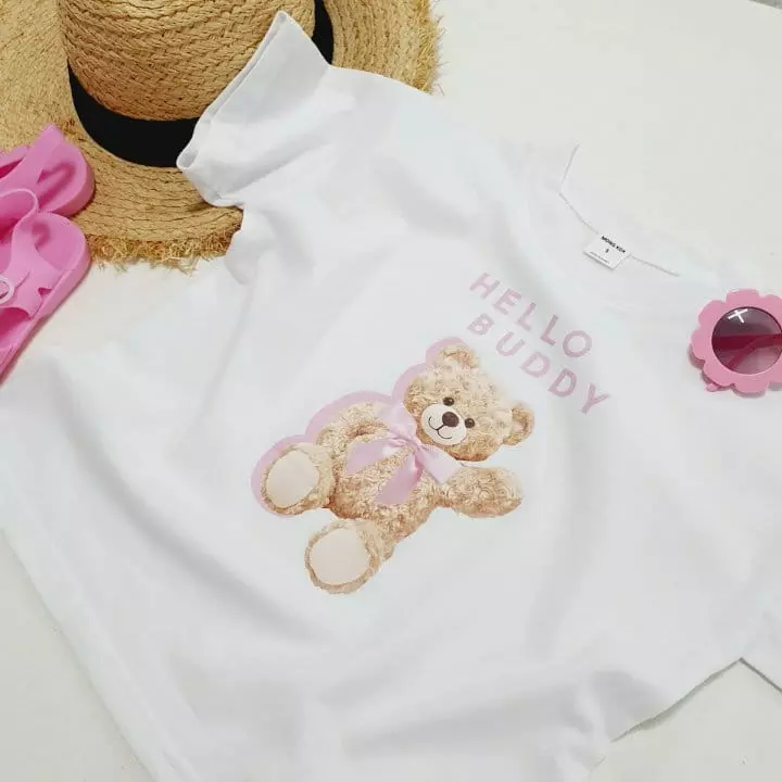 Mong Kok - Korean Children Fashion - #magicofchildhood - Hello Bear Tee - 2