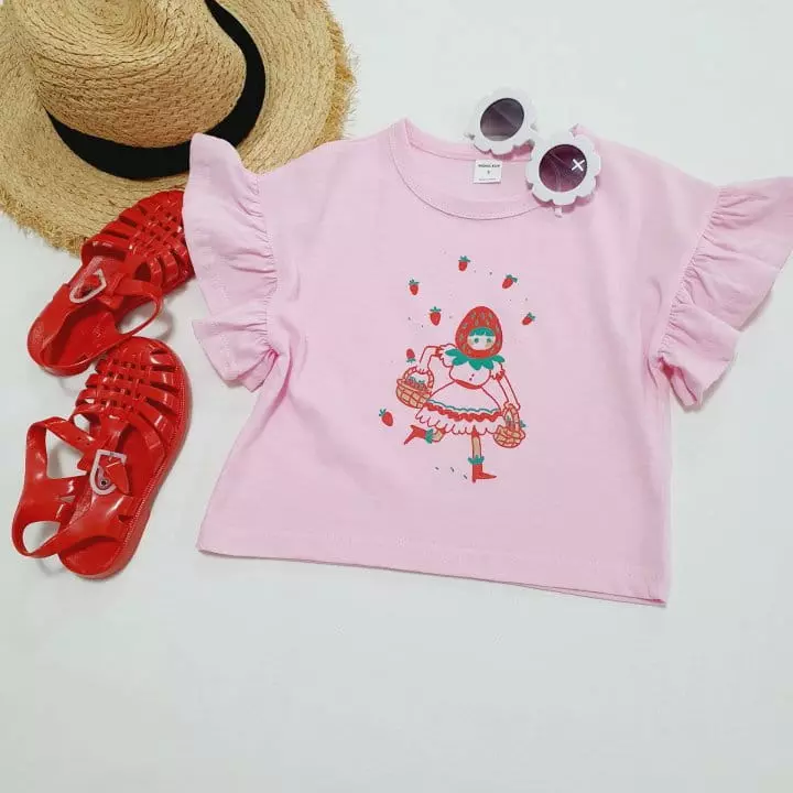 Mong Kok - Korean Children Fashion - #minifashionista - Strawberry Princess Tee - 5