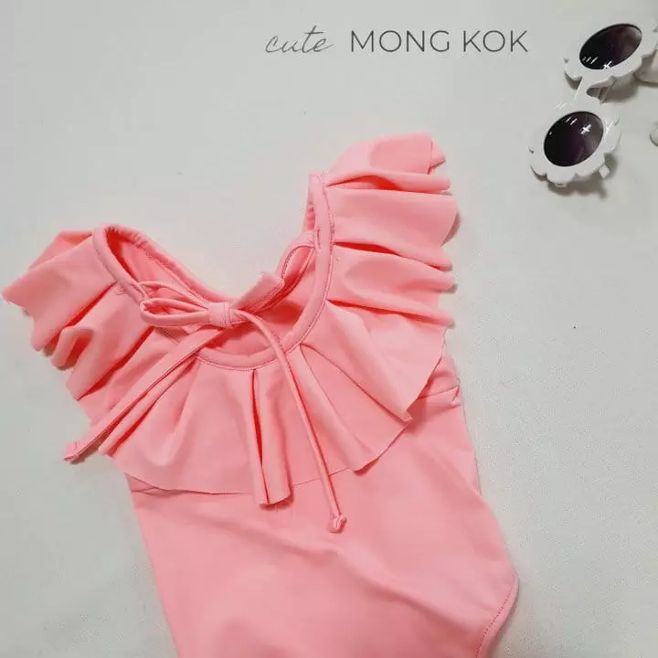 Mong Kok - Korean Children Fashion - #minifashionista - Ruffle One-piece Swimwear - 3