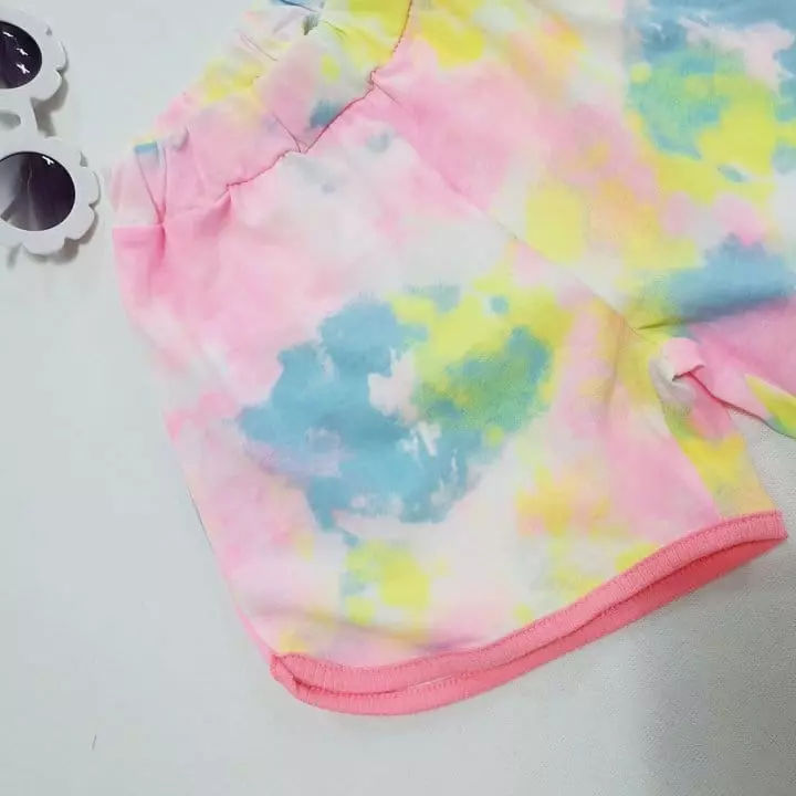 Mong Kok - Korean Children Fashion - #minifashionista - Water Paint Smile Shorts