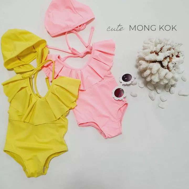 Mong Kok - Korean Children Fashion - #minifashionista - Ruffle One-piece Swimwear - 4