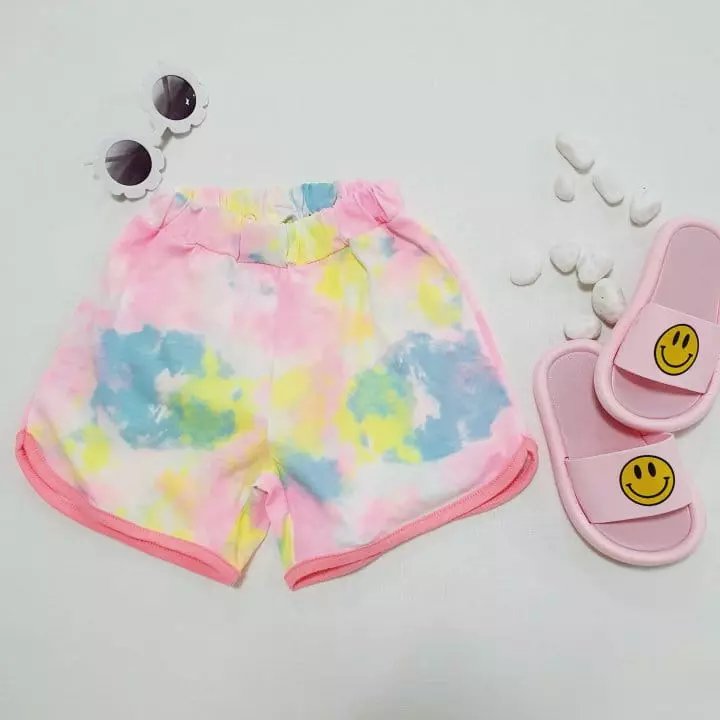 Mong Kok - Korean Children Fashion - #prettylittlegirls - Water Paint Smile Shorts - 2