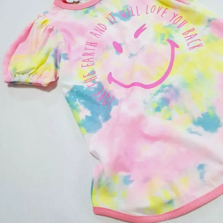 Mong Kok - Korean Children Fashion - #toddlerclothing - Water Paint Smile One-piece - 4