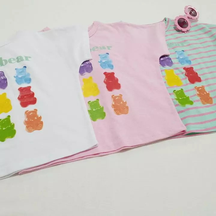 Mong Kok - Korean Children Fashion - #prettylittlegirls - Marlang Nine Bear Tee - 4