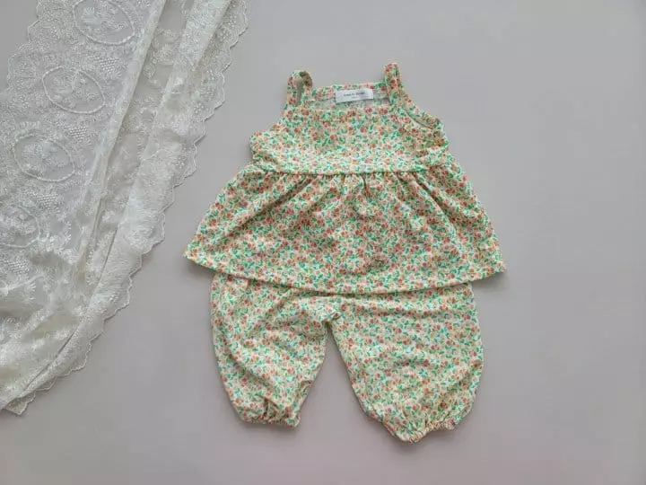 Moran - Korean Children Fashion - #magicofchildhood - Ice Flower Sleeveless