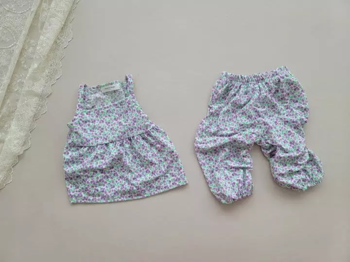 Moran - Korean Children Fashion - #stylishchildhood - Ice Flower Sleeveless - 6