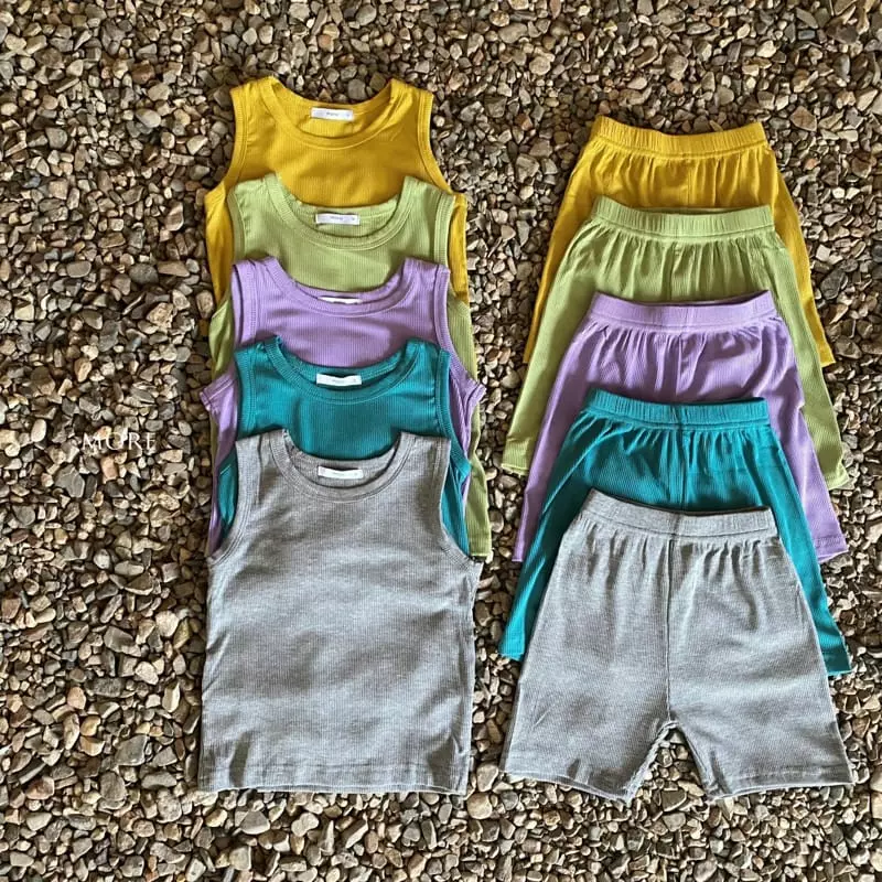 More - Korean Children Fashion - #designkidswear - Rib Top Botom Set - 4