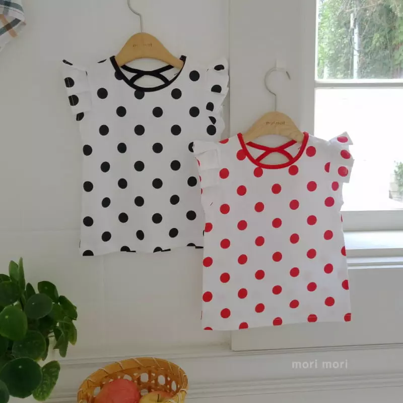 Mori Mori - Korean Children Fashion - #Kfashion4kids - Dots Sleeveless