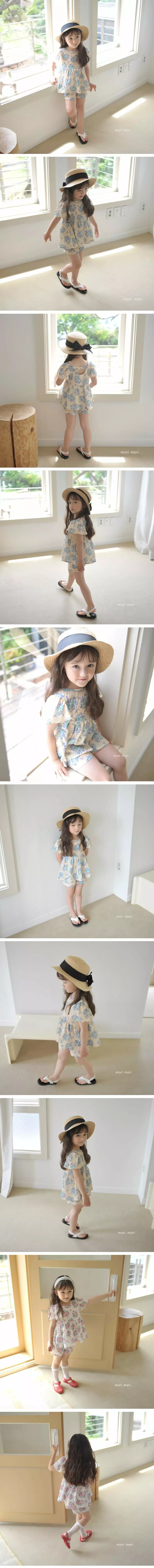 Mori Mori - Korean Children Fashion - #childofig - Rose Top Bottom Set - 2