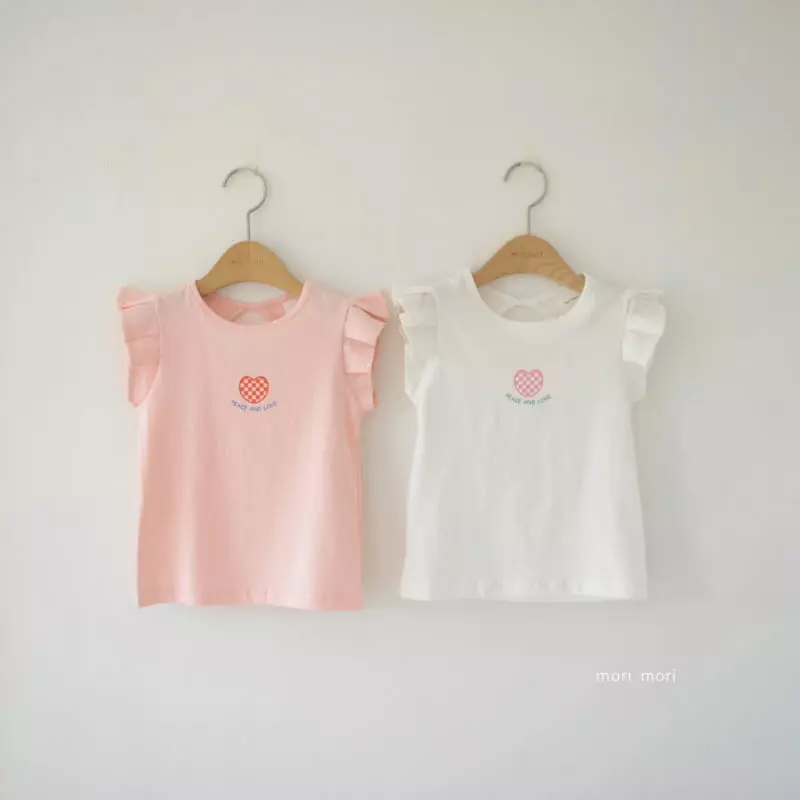 Mori Mori - Korean Children Fashion - #kidzfashiontrend - Heart Sleeveless