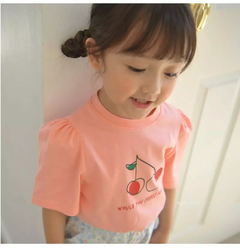 Mori Mori - Korean Children Fashion - #kidzfashiontrend - Cherry Tee - 3