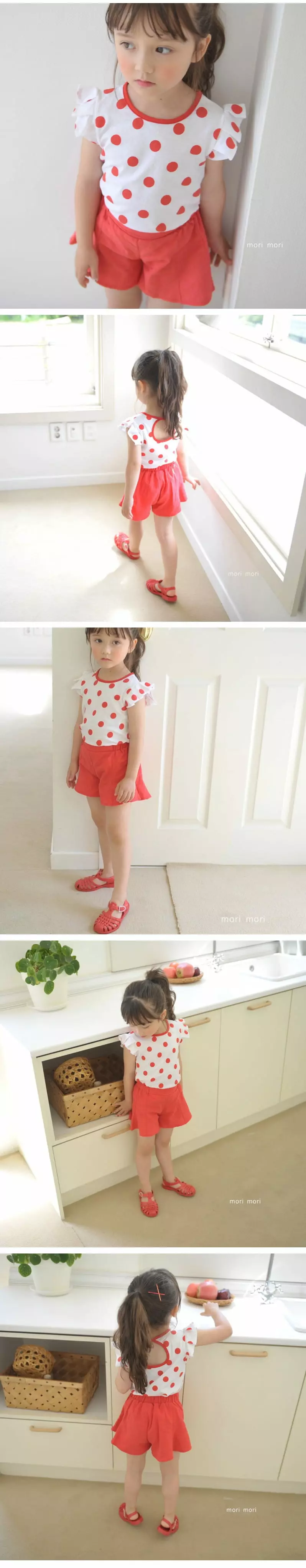 Mori Mori - Korean Children Fashion - #magicofchildhood - Dots Sleeveless - 3
