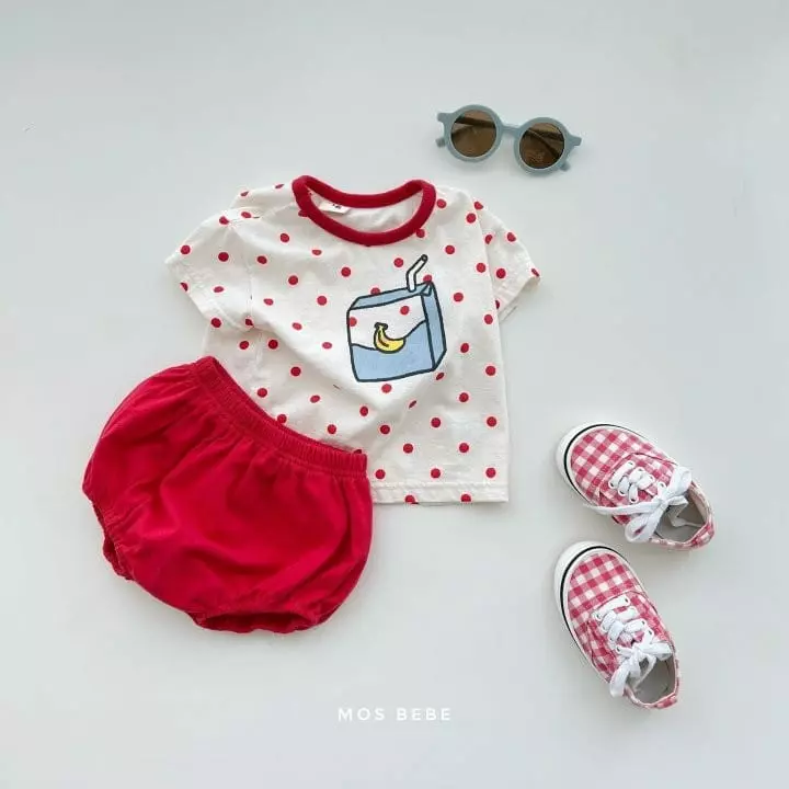 Mos Bebe - Korean Baby Fashion - #babyboutique - Juice Top Bottom SEt  - 3