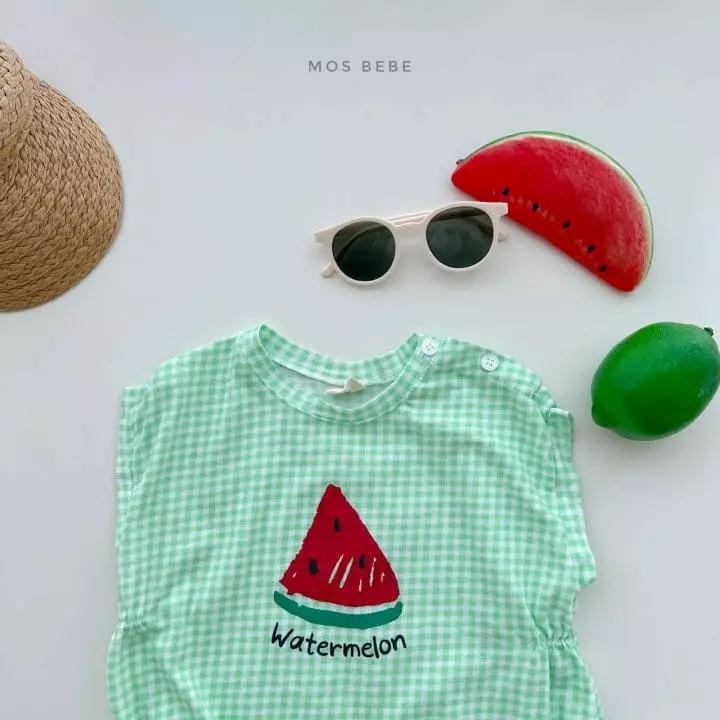 Mos Bebe - Korean Baby Fashion - #babyboutique - Watermelon Bodysuit - 2