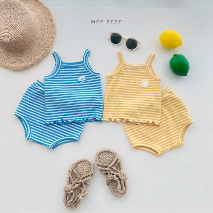 Mos Bebe - Korean Baby Fashion - #babyboutique - Space Top Bottom Set