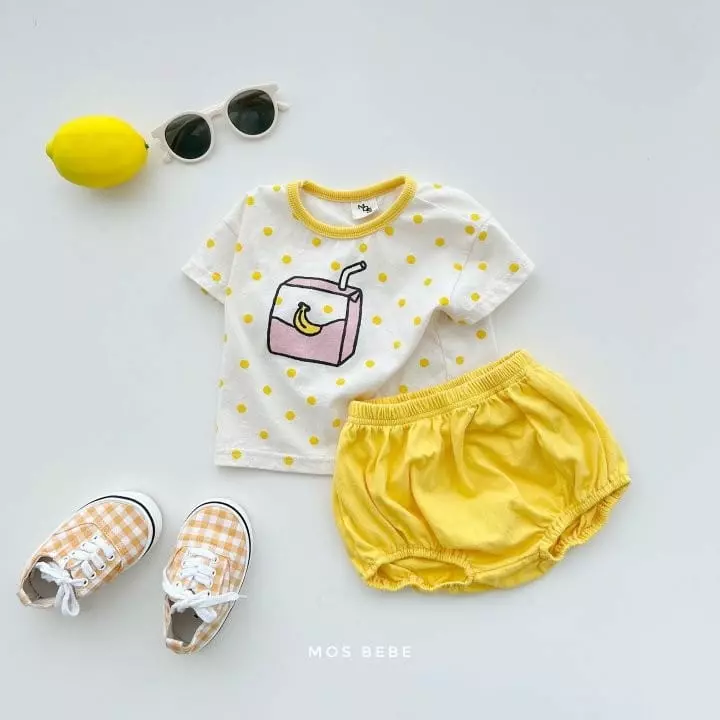 Mos Bebe - Korean Baby Fashion - #babyclothing - Juice Top Bottom SEt  - 5