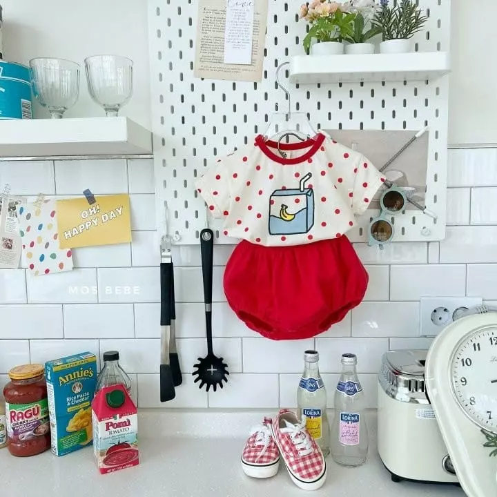 Mos Bebe - Korean Baby Fashion - #babyfashion - Juice Top Bottom SEt  - 6