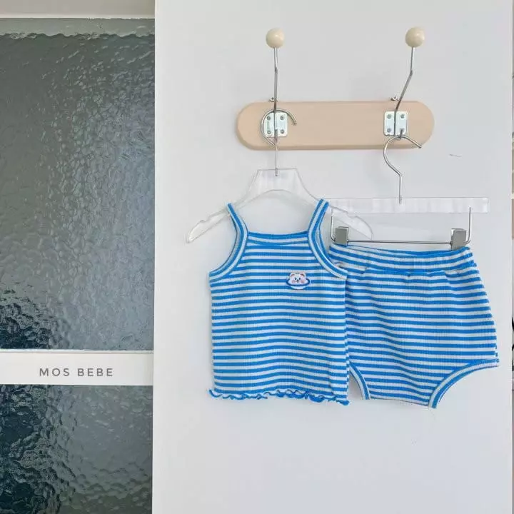 Mos Bebe - Korean Baby Fashion - #babyoutfit - Space Top Bottom Set - 10