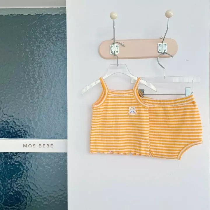 Mos Bebe - Korean Baby Fashion - #babyoutfit - Space Top Bottom Set - 11