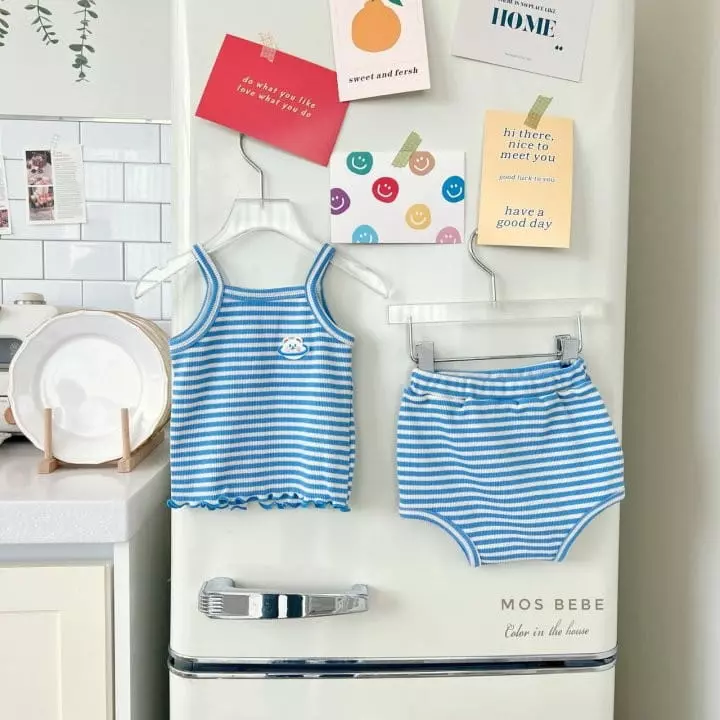 Mos Bebe - Korean Baby Fashion - #babywear - Space Top Bottom Set - 12
