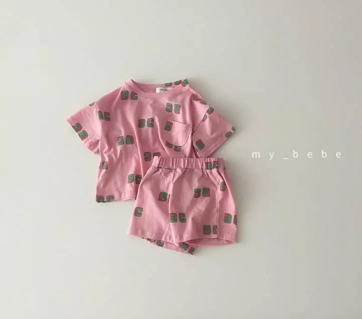 My Bebe - Korean Children Fashion - #designkidswear - Summer Top Bottom Set - 11