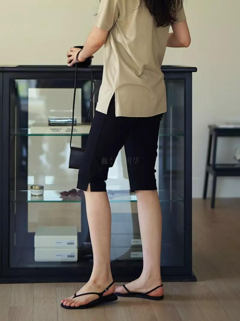 Nan - Korean Women Fashion - #womensfashion - Cotton Pants - 4