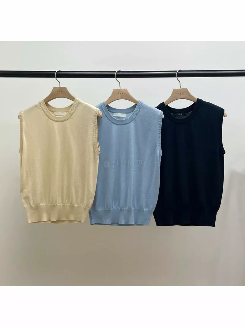 Nan - Korean Women Fashion - #womensfashion - Essencial Sleeveless - 4