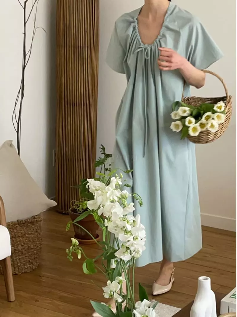 Nan - Korean Women Fashion - #momslook - String One-piece - 3