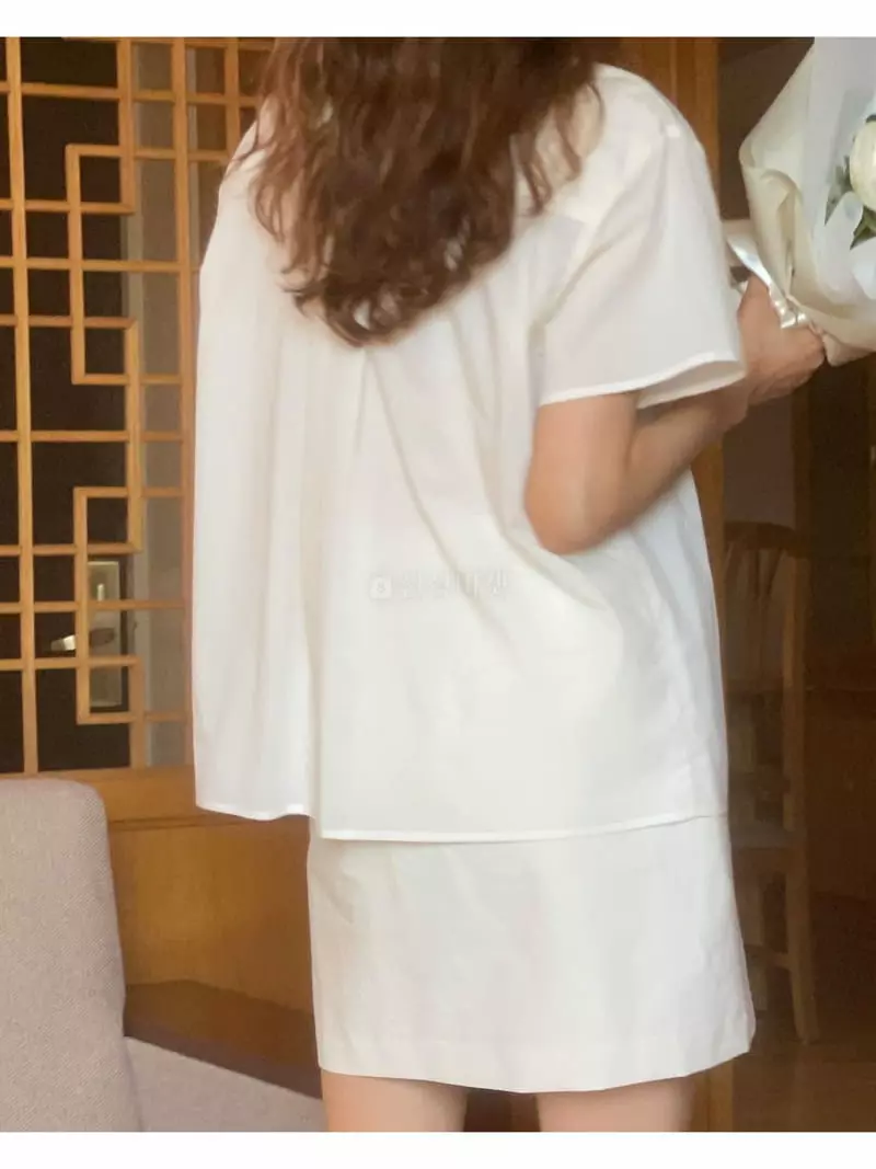 Nan - Korean Women Fashion - #momslook - Mini Pokcet Shirt - 3